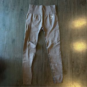 Brown Gym Shark Leggings